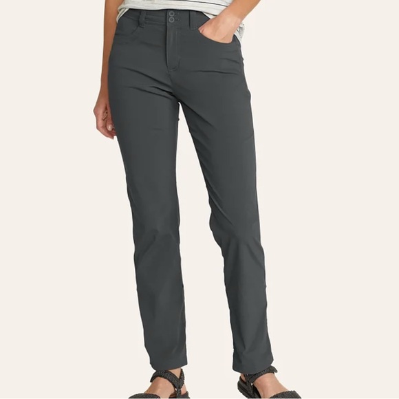 Eddie Bauer Gray Sightscape Horizon Convertible Roll-Up Pants - Picture 1 of 6